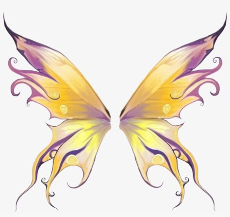 Fairy Wing Tattoos, Diy Fairy Wings, Fairy Wings Costume, Wings Sketch, Purple Wings, Butterfly Fairy Wings, Wings Png, Fairy Drawings, Wings Drawing