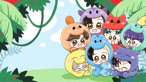 Sharpen Wallpaper, Desktop Bg, Kpop Chibi, Background Zoom, Cartoons Hd, Nct Group, Nct Wallpaper, Cute Desktop Wallpaper, Wallpaper Laptop