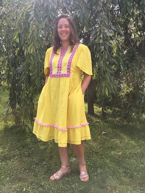 My New Favorite Dress…Twice! Two Takes on Simplicity 8689 | Pattern and Branch Summer Sewing, Favorite Dress, Warm Weather, I Tried, Double Layer, New England, This Summer, Sleeveless Dress, England