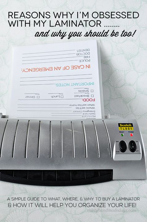 Why I Love My Laminator SO Much- how it will help you organize Lamination Machine, Medical Binder, Laminating Machine, Family Binder, Budget Planer, Budget Binder, Home Organization Hacks, Organize Your Life, Office Organization