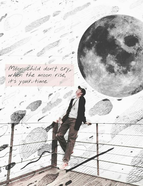 Namjoon Moonchild, Rm Moonchild, Kimnamjoon Bts, Fan Art Bts, Night Illustration, Music Appreciation, Bts Lyrics, Kpop Art, Bts Rap Monster