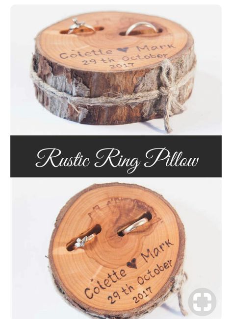 Birch Wedding Decor, Rustic Ring Bearer Pillow, Rustic Ring Bearers, Ring Pillow Alternatives, Birch Wedding, Rustic Wedding Cards, Rustic Ring Box, Rustic Wedding Decorations, Rustic Ring