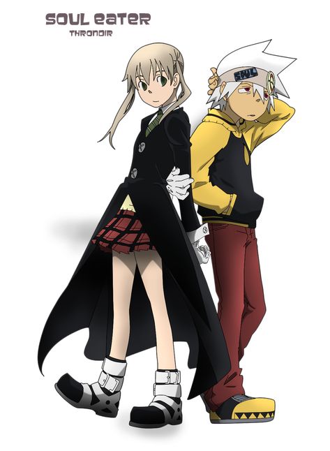 Soul and Maka Soul Eater Maka Outfits, Maka And Soul Halloween, Maka Soul Eater Halloween Costume, Soul Eater Poses Duo, Maka And Soul Cosplay, Mama Soul Eater, Soul Eater Costume, Maka Cosplay, Maka And Soul