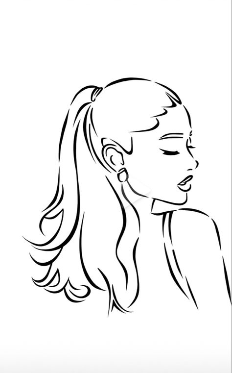 Sims 4 Cc Ariana Grande Tattoo, Ariana Grande Embroidery, Ariana Grande Drawings Easy, Ariana Grande Coloring Pages, Singers Drawing, Ariana Grande Inspired Tattoos, Ariana Grande Tattoos Inspired, Ariana Grande Tattoo Ideas, Ariana Grande Sketch