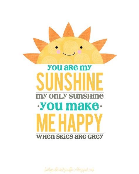 Free You Are My Sunshine Box Of Sunshine Gift, Sunshine Printable, Historic Kitchen, Project Life Freebies, Sunshine Birthday Parties, Project Life Printables, Kitchen Traditional, My Only Sunshine, Box Of Sunshine