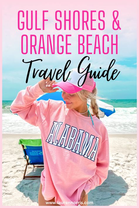 How to spend a weekend in Gulf Shores, Alabama! #beach #travel #poses #beachpictures #tropicalpictures #beachpictures #tropicalpictures #beachphotolocations #photolocations #beaches #ootd #beachfashion #beachoutfits #style #travel #vacation #vacationposes #vacationpictures #vacationoutfits #vacationstyle #beachstyle #outfits #fashion #outfitideas #girly #preppy #gulfshores #orangebeach #gulfshoresalabama #orangebeachalabama #alabamabeaches Weekend Beach Trip Outfits, Alabama Outfits, Lauren Norris, Gulf Shores Alabama Beach, Preppy Beach Outfits, Weekend Beach Trip, Hangout Fest, Travel Poses, Beach Trip Outfits