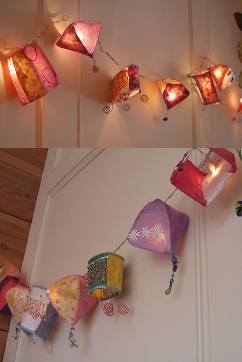 Lanterns Hanging, Woodland Cottage, Diy Lampe, Uni Room, Deco Nature, Painting Lamps, Room Deco, Dreamy Room, Dream Apartment