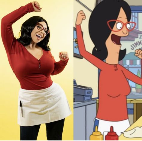 Linda Bobs Burgers, Bobs Burgers Costume, Ua Uniforms, Burger Costume, Linda Belcher, Secret Warriors, Bobs Burgers, Halloween Inspo, Aging Well