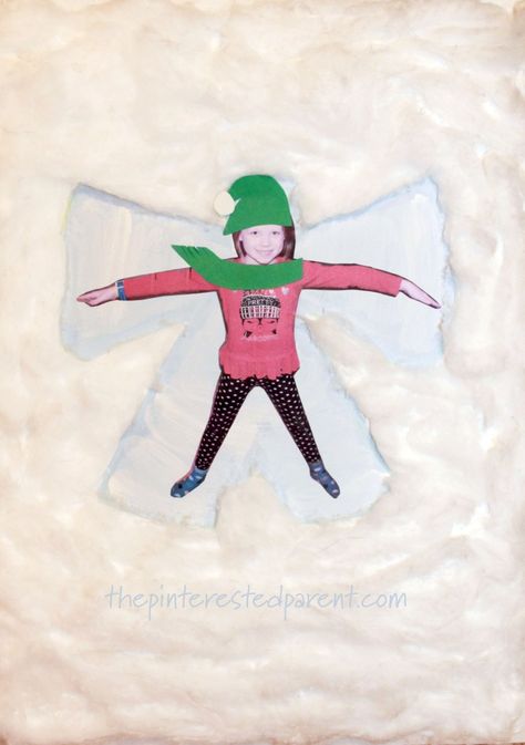 Snow Angel Craft – The Pinterested Parent Snow Angel Craft, Making Snow Angels, Making Snow, Angel Illustration, Fake Snow, Winter Craft, Snow Angel, Angel Crafts, Angel Print