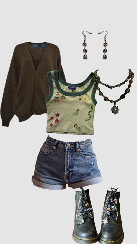 Summer Camp Aesthetic Outfits, Summer Camp Aesthetic, Camp Aesthetic, 90s Summer, Cute Clothing Stores, Earthy Outfits, Quirky Fashion, Pinterest Outfits, Aesthetic Outfit