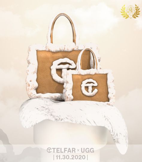 Sims 4 Cc Uggs, Ugg Telfar, Uggs Mini, Telfar Shopping Bag, Sims 4 Piercings, Sims Clothes, Free Sims 4, The Sims 4 Packs, Sims 4 Body Mods