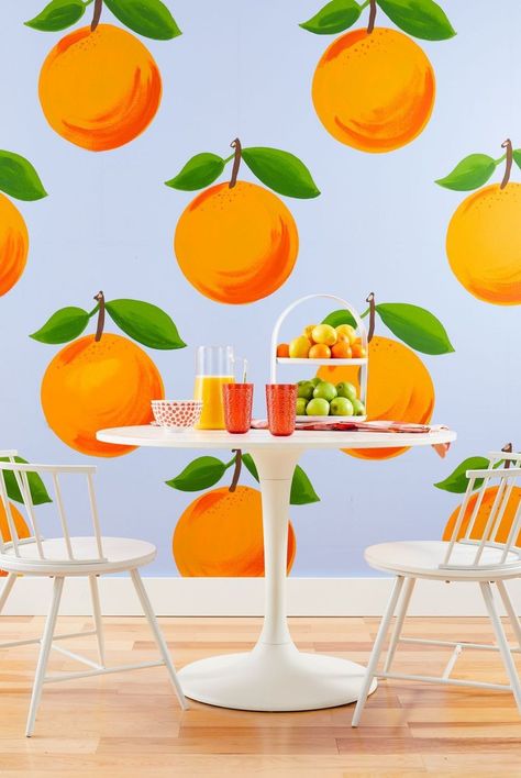 Learn how to paint a wall mural and get our best painted mural ideas. To help inspire your next oversize work of art, we've rounded up our favorite wall mural ideas to help you get started. #diycrafts #diyideas #paintedmural #muralideas #accentwall #bhg Kitchen Murals Accent Walls, Painted Mural Ideas, Small Mural Ideas, Kitchen Mural Ideas, Kitchen Wall Mural Ideas, Kitchen Wall Mural, Painted Wall Mural, Wall Mural Ideas, Kitchen Mural