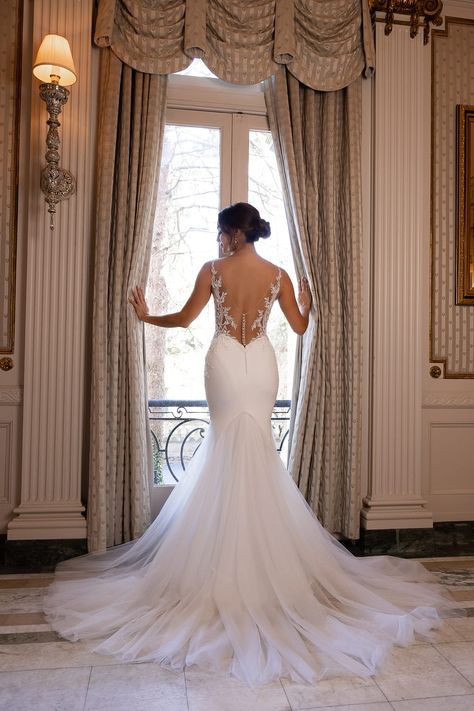 Randy Fenoli, Flare Wedding Dress, Kleinfeld Bridal, Fit And Flare Wedding Dress, The Modern Bride, Romantic Design, Ivory Wedding Dress, Dress Order, Ideal Wedding