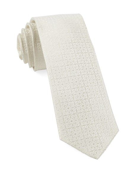 Ivory Opulent Tie | Men's Ties | The Tie Bar