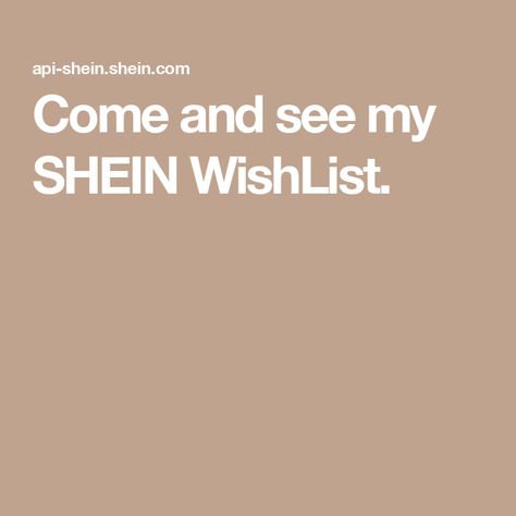 Come and see my SHEIN WishList. Shein Wishlist, Bach Party, Birthday Wishlist, Really Cute Outfits, Come And See, Royal Fashion, Christmas Wishlist, Christmas Wishes, Mommy And Me