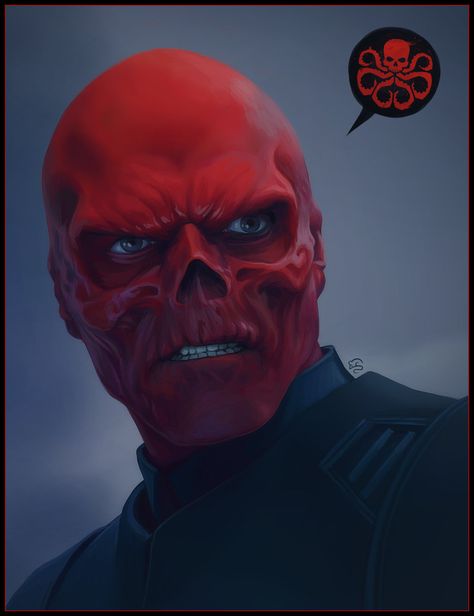 Red Skull Marvel, Doctor Doom Marvel, Captain America Art, Hail Hydra, Comic Book Villains, Red Hulk, Comic Villains, Marvel Photo, Avengers Comics