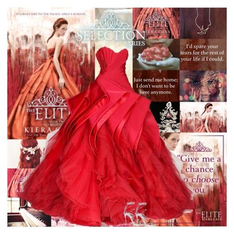 The Selection Series by Kiera Cass~The Elite by tvshowobsessed on Polyvore featuring polyvore fashion style Dsquared2 Zac Posen clothing