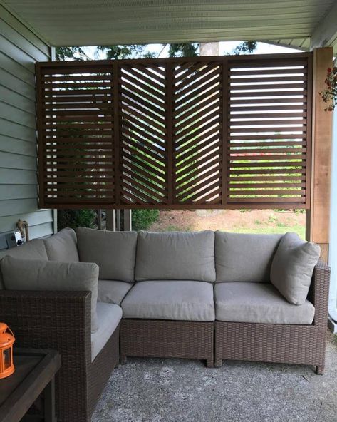 Patio Privacy Ideas, Driveway Ideas Cheap, Backyard Privacy Ideas, Privacy Screen Ideas, Porch Privacy, Diy Privacy Fence, Diy Privacy Screen, Privacy Ideas, Patio Privacy Screen