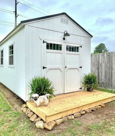 Shed Barn Doors, Old Hickory Sheds, Old Hickory Buildings, Sheds Ideas Backyard, We Shed, Double Front Doors, Old Hickory, House Yard, Backyard Sheds