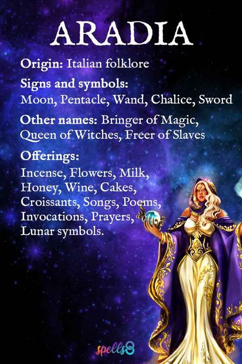 Aradia: Symbols of the Enigmatic Goddess of Witches – Spells8 Arduinna Goddess, Eurybia Goddess, Aradia Witch, Goddess Aradia, Aradia Goddess, Celtic Goddesses, Witch Goddess, Goddess Magick, World Mythology