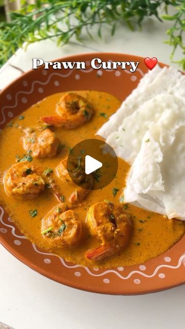 Goan Prawn Curry Recipe, Prawns In Coconut Milk Recipe, Prawn Curry With Coconut Milk, Prawn Recipes Indian, Goan Curry, King Prawn Curry, Prawn Gravy, Goan Prawn Curry, Rice Dosa