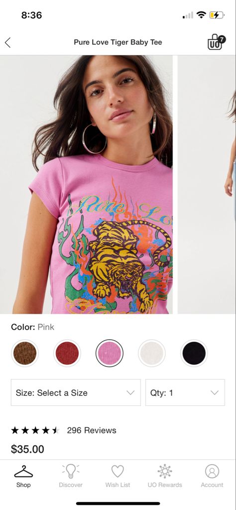 School Wishlist, Tiger Baby, Pink Tiger, Tiger Shirt, Baby Graphic Tees, London Outfit, Pure Love, Pink Fits, Birthday Wishlist