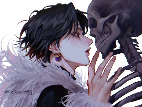 Chrollo Lucifer, Mask Drawing, Comic Book Art Style, Hxh Characters, Deep Art, Creative Profile Picture, Japanese Graphic Design, Hunter Anime, Comic Games