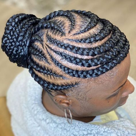 50 Jaw-Dropping Braided Hairstyles to Try in 2020 - Hair Adviser Cornrow Updo Hairstyles, Braided Bob, Best Braid Styles, French Braid Updo, Lemonade Braids, Braiding Styles, Feed In Braids Hairstyles, Bob Braids, Single Braids