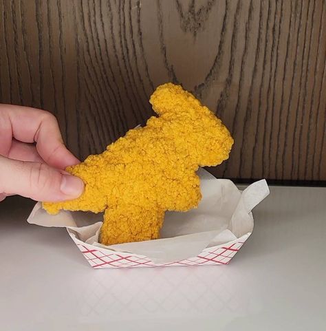 Dinosaur Chicken Nugget Crochet, Dinosaur Chicken Nugget Crochet Pattern Free, Nugget Crochet Pattern Free, Dino Chicken Nugget Crochet Pattern Free, Crochet Dino Nugget Pattern Free, Dino Nugget Crochet Pattern, Dino Nugget Crochet, Chicken Nugget Crochet Pattern, Nugget Crochet Pattern