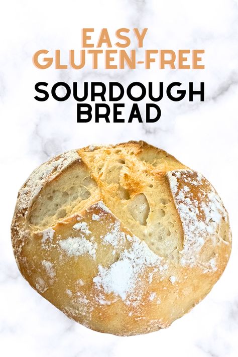 Easy Gluten-Free Sourdough Bread - Madison Loethen Gluten Free Sourdough Bread Recipe, Gluten Free Sourdough Starter, Gluten Free Sourdough Bread, Homemade Gluten Free Bread, Best Gluten Free Bread, Sourdough Starter Discard Recipe, Pan Sin Gluten, Gluten Free Sourdough, Gluten Free Recipes Bread