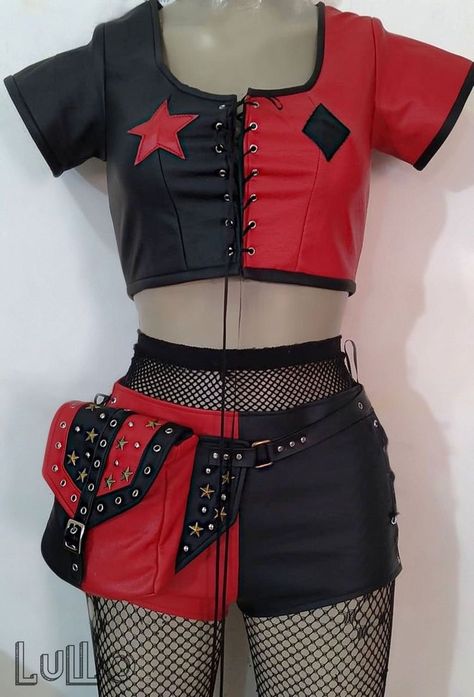 Arley Queen, Harley Quinn Halloween Costume, Wwe Outfits, Harley Quinn Halloween, Steampunk Top Hat, New Harley, Dc Cosplay, Harley Quinn Costume, Cute Couple Halloween Costumes