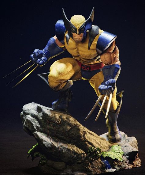 Wolverine Comic Art, Wolverine Artwork, Wolverine Xmen, Marvel Statues, Small Soldiers, Wolverine Art, Character Statue, The Wolverine, Marvel Characters Art