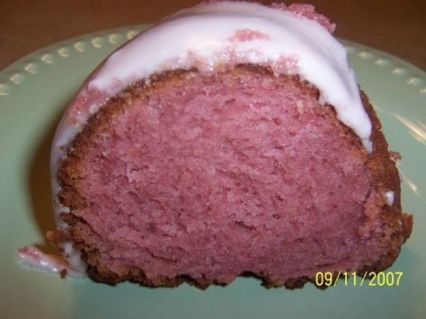 I made this recipe a couple of months ago, and my whole family just devoured it.  My mom said it was the best cake she had ever eaten.  Its a little different than the other recipes for Blackberry Wine Cake that are posted here.  I had misplaced the recipe after making it and hunted all over the net trying to find it again, with no luck.  I finally found my copy today and Im posting it so I never lose it again!  The prep time includes the time to let the cake sit in the pan absorbing the glaz... Blackberry Wine Cake Recipe, Blackberry Wine Cake, Wine Cake Recipe, Blackberry Wine, Wine Cake, Blackberry Recipes, Just A Pinch Recipes, Entertainment Ideas, Cake Photo