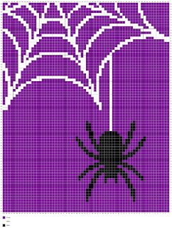 Spider Web Cross Stitch Pattern, Spider Cross Stitch, Crochet C2c Pattern, C2c Blanket, Spider Pattern, Diy Crochet Patterns, Blackwork Patterns, Fall Crochet Patterns, Halloween Crochet Patterns