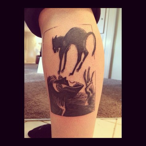 coraline tattoo; other mother being attacked by the cat. #coraline #tattoo Other Mother Tattoo, The Cat Coraline, Beldam Coraline, Cat Coraline, Coraline Tattoo Ideas, Coraline Other Mother, Coraline Halloween Costume, Other Mother Coraline, Coraline Characters