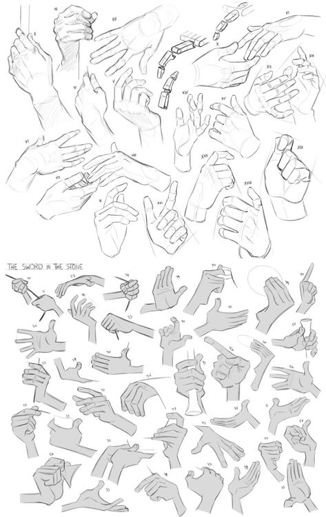 Hand Gestures, Drawing Examples, Hand Drawing Reference, Hand Reference, Art Tools Drawing, Figure Drawing Reference, Drawing Skills, Hand Art, Anatomy Art