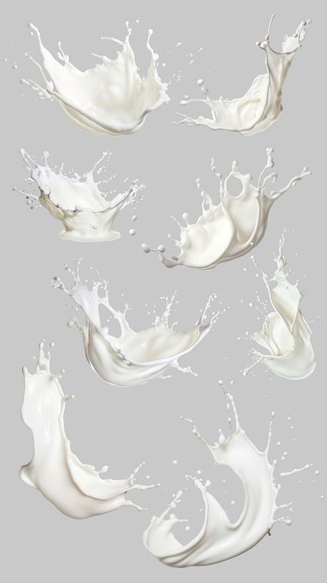 Milk Flow, Milk Splash, Free Design Resources, Creative Studio, Product Design, Design Resources, Free Design, Tool Design, Milk