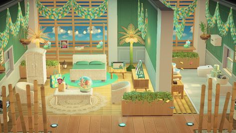 Acnh Hotel Room, Happy Home Paradise Ideas, Animal Crossing Happy Home Paradise, Acnh Interior, Acnh Hhp, Acnh House, Happy Home Paradise, Games Room Inspiration, Ac Ideas