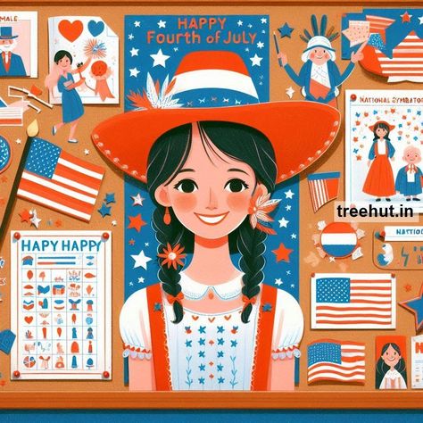 4th of July Bulletin Board Ideas | Fourth of July Classroom Activities for Elementary School July Bulletin Board Ideas, 4th Of July Bulletin Board, July Bulletin Board, Cupcake Bulletin Boards, Bird Bulletin Boards, Camping Bulletin Boards, Flower Bulletin Boards, Patriotic Poems, Thanksgiving Bulletin Boards