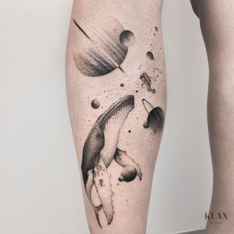 Space Tattoo Sleeve, Evolution Tattoo, Cosmic Tattoo, Live Tattoo, Whale Tattoos, Planet Tattoos, Explore Tattoo, Ocean Tattoos, Space Tattoo