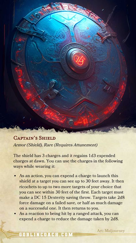 Dnd 5e Magic Shield, 5e Artifacts, Dnd Shield Homebrew, Sheilds Dnd, Dnd Gambling, Dnd Shield, Shield Dnd, Homebrew Items, Magic Armor