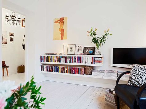 .. Bibliotheque Design, Living Tv, House Design Photos, White Room, Design Case, Home Fashion, House Inspiration, Design Interior, Home Decor Inspiration