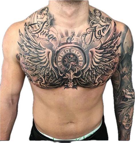 Mexican Chest Tattoo For Men, Cool Chest Tattoos For Guys Awesome, Male Chest Tattoos Ideas Men, Men’s Tattoos Chest, Chest Tattoo Men Ideas Full, Upper Chest Tattoo Men, Chest Tattoo Man, Chest Tattoo Ideas For Men, Chest Tattoo Wings