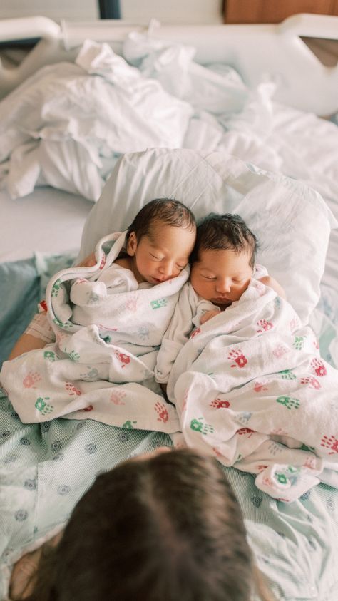 Fresh 48 Twins, Twin Announcement Photoshoot, Twin Birth Photography, Newborn Hospital Pictures Twins, Twin Newborn Hospital Pictures, Twin Fresh 48 Photography, Fresh 48 Twins Photography, Newborn Twin Hospital Pictures, Twin Newborn Pictures Hospital