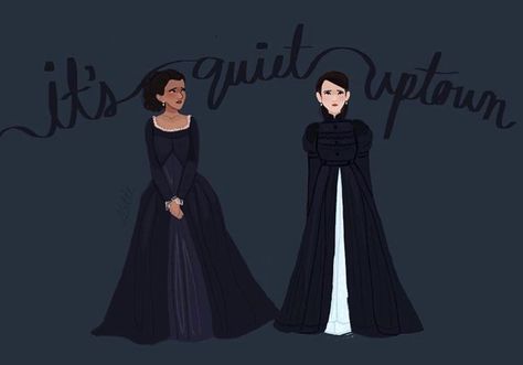 It's Quiet Uptown @Lafayefferson Hamilton It's Quiet Uptown, It's Quiet Uptown, Hamilton Costume, Renée Elise Goldsberry, Reylo Fanart, Hamilton Cast, Hamilton Quotes, Hamilton Jokes, Hamilton Art