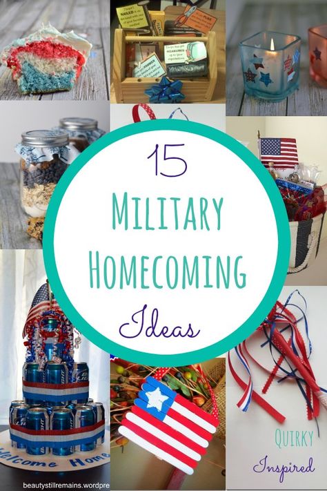 Pin these military homecoming ideas and learn more about Marie Callender's special welcoming home one special US troop Military Homecoming Ideas, Welcome Home Gift Ideas, Welcome Home Boyfriend, Welcome Home Ideas, Welcome Home Son, Welcome Home Basket, Deployment Party, Military Welcome Home, Welcome Home Soldier