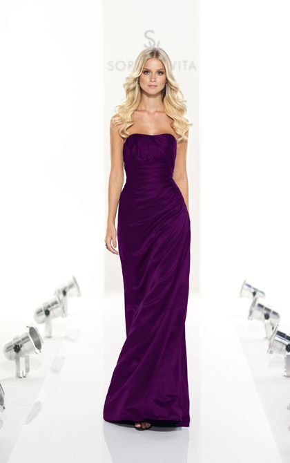 Full length dark purple bridesmaid dress by Sorella Vita. (Style 8107) Dark Purple Bridesmaid Dresses, Sorella Vita Bridesmaid Dresses, Purple Bridesmaid Dress, Purple Bridesmaid, Wedding Dress Gallery, Frosé, Purple Bridesmaid Dresses, Cheap Bridesmaid, Dress Gallery