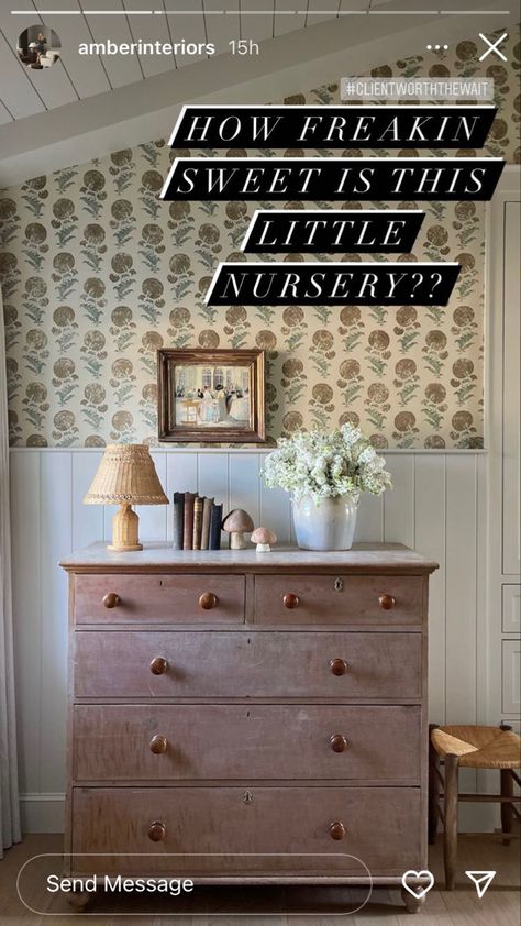 Dresser Change Table, Change Table, Girl Nursery Room, Nursery Room Inspiration, Home Design Decor, Nursery Design, Dresser As Nightstand, Boy's Room, Kids Decor