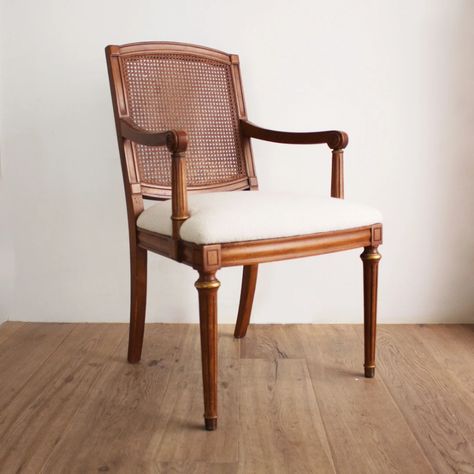 Vintage Cane Chair, Vintage French Style, Chair Design Modern, Chair Designs, Cane Chair, Modern Chair, Traditional Chairs, Fine Furniture, Interior Design Studio