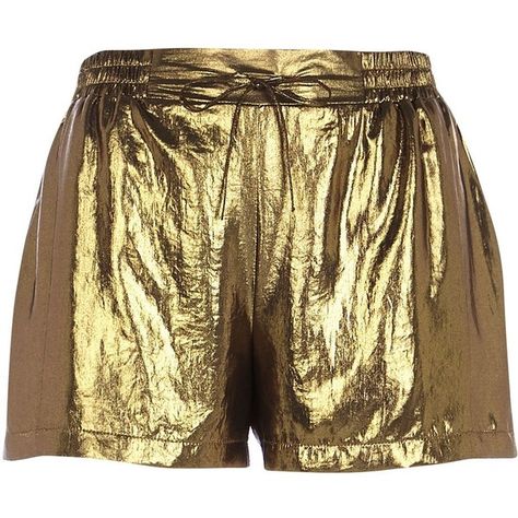 Spring Weekend Outfit, Golden Outfit, Europe Summer Outfits, Short Hair Outfits, Gold Sequin Shorts, Runner Shorts, Olive Shorts, Metallic Shorts, Flattering Outfits